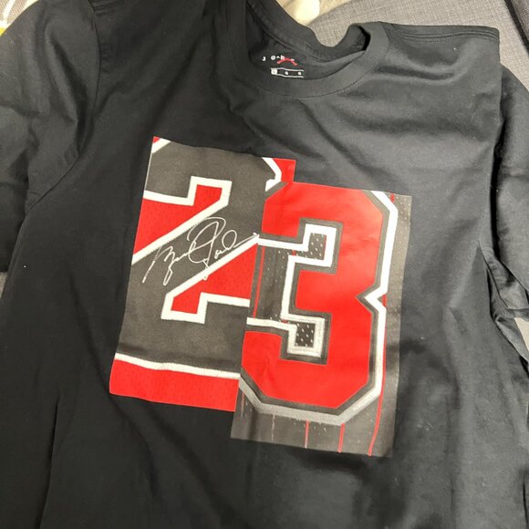 Air Jordan Casual Sports short Sleeve"23 Black" - Picture 7 of 8